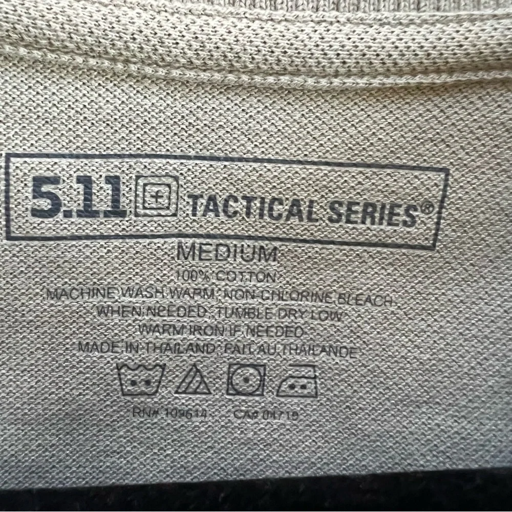 5.11 TACTICAL SERIES 100% Cotton Mens Collard Shirt - Picture 2 of 6